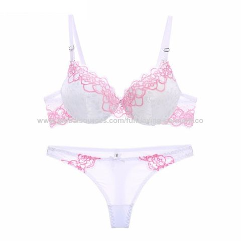 Ladies Panties And Bra,custom Sexy Thong Woman Bra Set Underwear - China  Wholesale Ladies Panties And Bra $2.1 from Shenzhen Fuhuaxing Garment  Co.,ltd