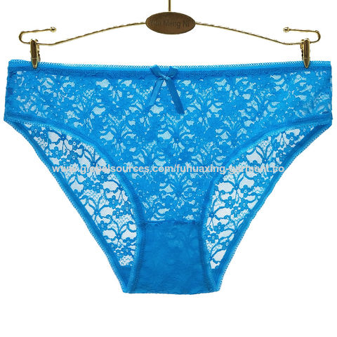 Women's Lace Panties Transparant Sexy Bikini Lingerie Underwear M