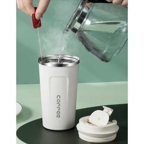 380ml/500ml Insulated Tumbler Coffee Travel Mug Vacuum Insulated