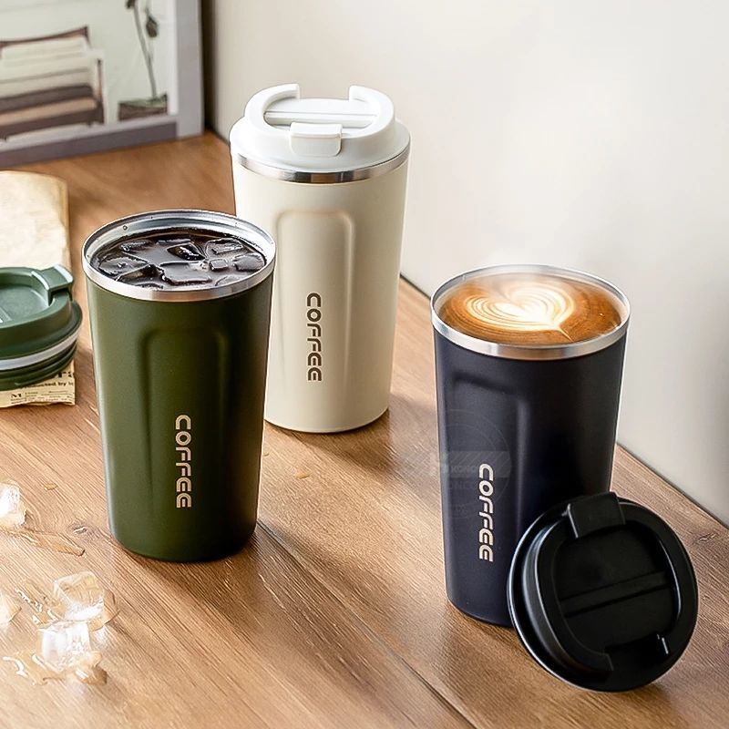 Buy Wholesale China 380ml Double Wall Stainless Steel Powder Coated  Insulated Thermal Mug Leak Proof Oem Coffee Travel Mug With Lid &  Promotional Travel Mugs at USD 2.5