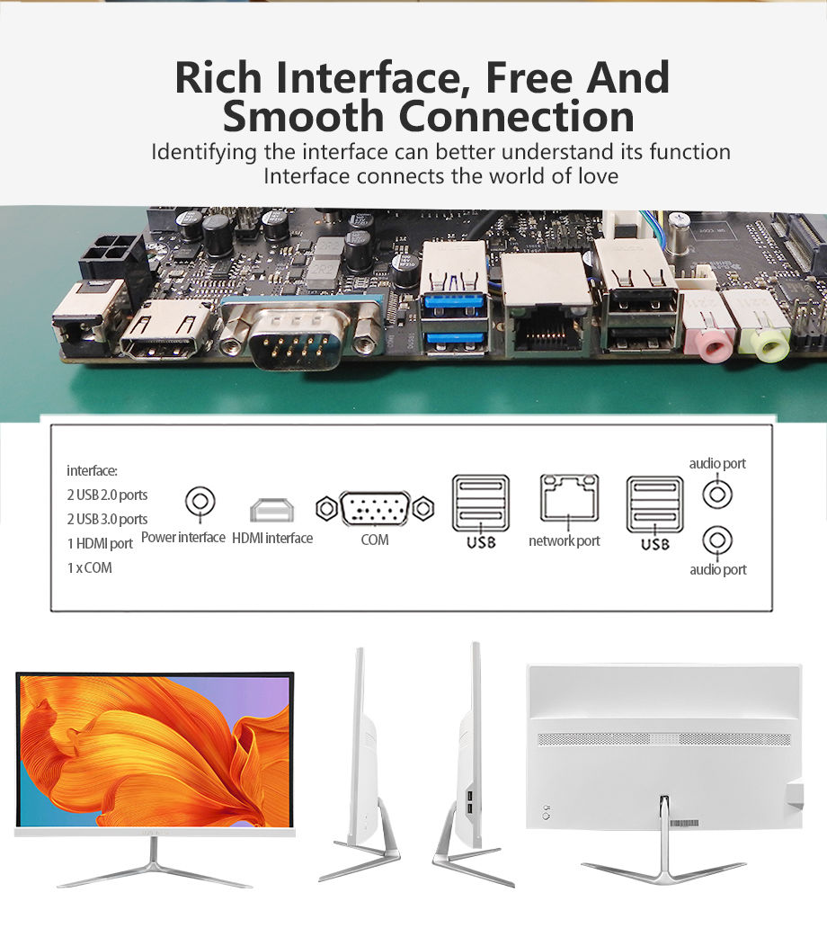 Buy Wholesale China Led 21.5 Inch Desktop Pc I5 Cpu Ddr3 4gb Win7/8/10 ...
