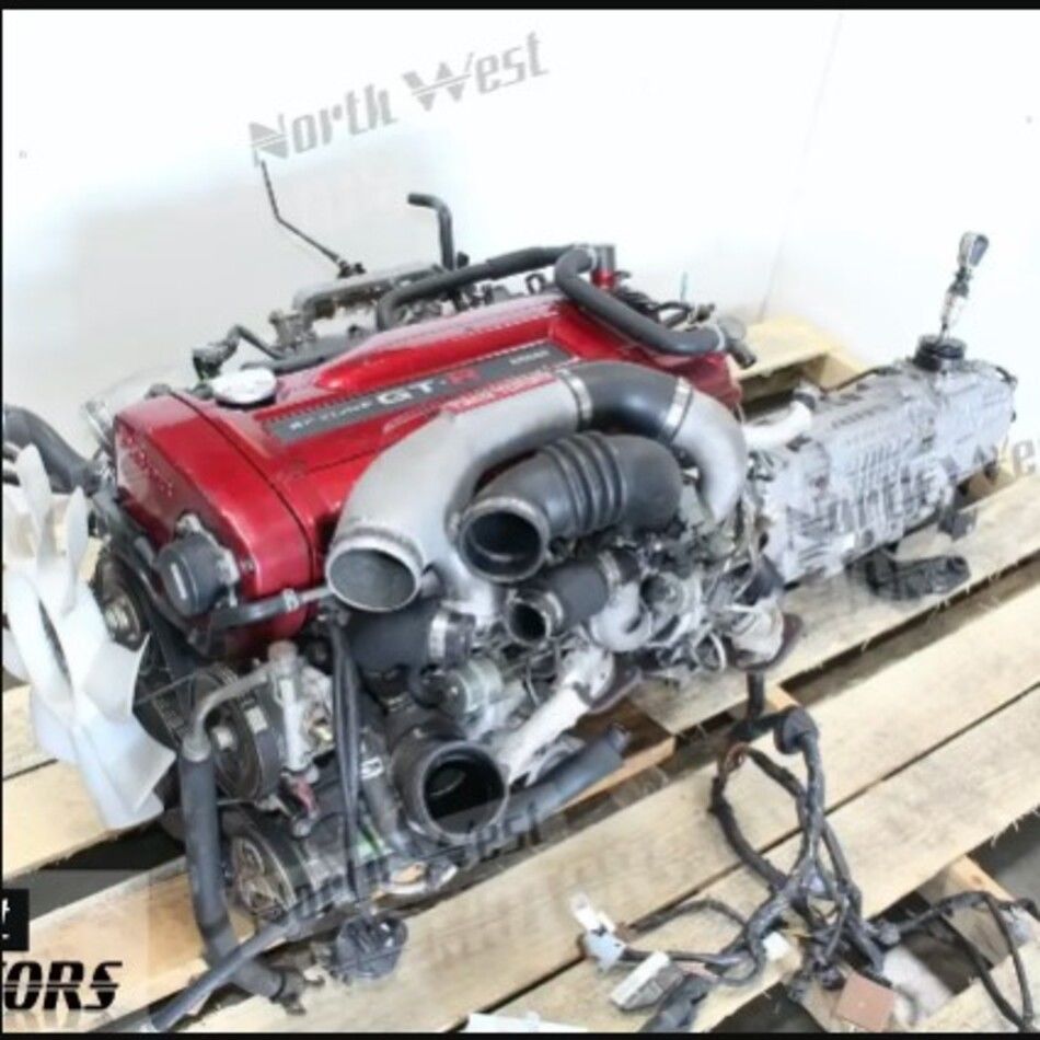 Compre Gtr Jdm Skyline Rb26dett Motor 2.6l R34 6 Velocidade Manual