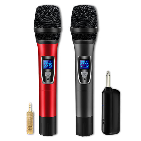 Acheter Microphone sans fil multifonctionnel à double canal, micro