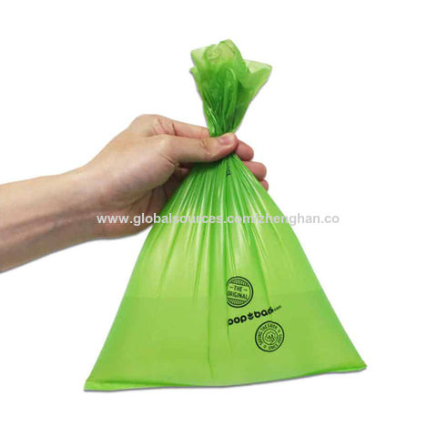 Kantong kotoran anjing anti bocor kompos murah, kantong kotoran anjing PLA, kantong sampah anjing, kantong plastik dengan dispenser
