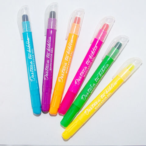 Buy Wholesale China Gel Highlighter,gel Highlighter 6 Colors Or 12 Colors Gel  Highlighter Marker & Gel Highlighter at USD 0.1