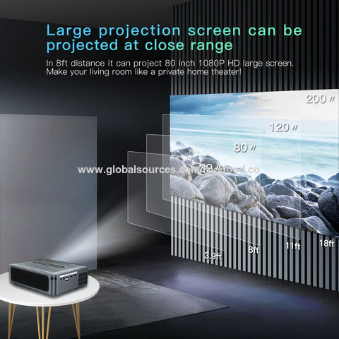 Comprar Mini proyector P10 1080P 4K 2,4G Wi-Fi compatible con