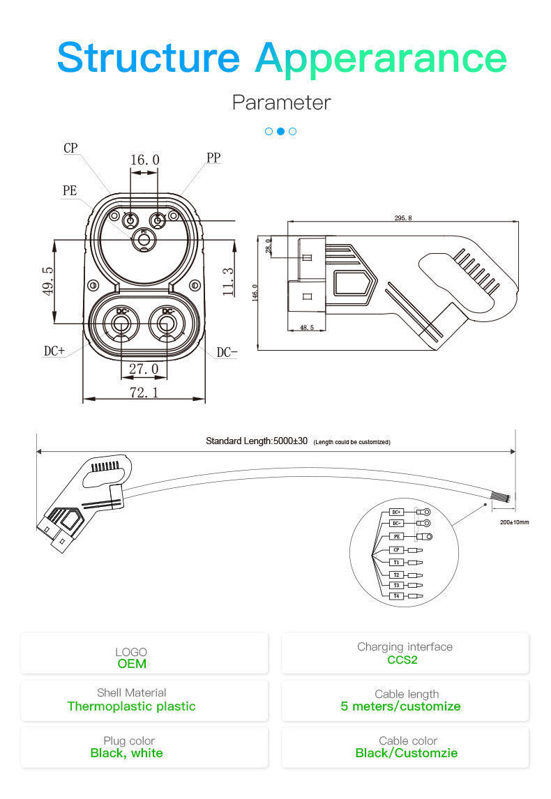 Buy Wholesale China Hot Selling Dc Quick Charging Cable Ccs2 Charging ...