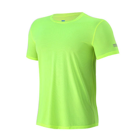 Custom Reflective Quick Dry Wicking Gym Workout Running Shirt