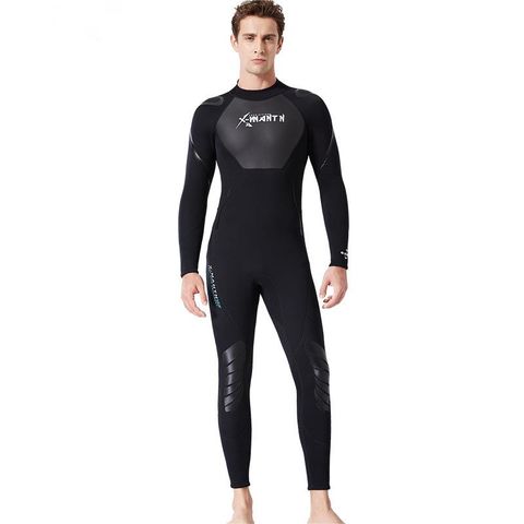 3MM Neoprene+Shark Skin Wetsuit One-piece Men Women Keep