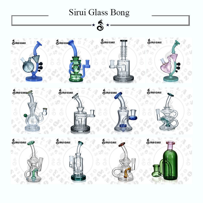 Sirui Wholesale Heady Recycler Glass Water Pipe Oil Pipe Glass Smoking Pipe Glass  Pipes for Smoking Grinder Glass Water Pipe Smoking Pipe DAB Rig Crack Pipe  - China China Wholesale and Grinder