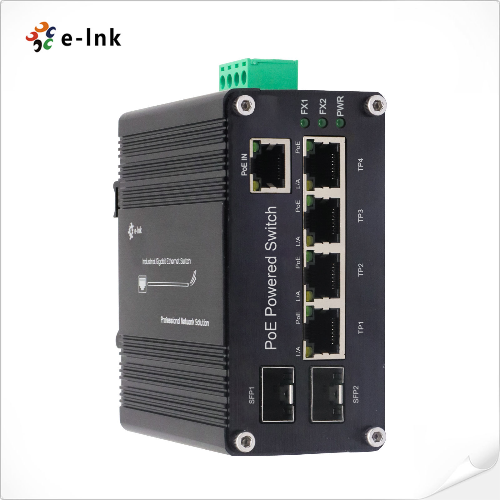 PoE Powered 5-Port Gigabit Switch with PoE Passthrough, switch poe