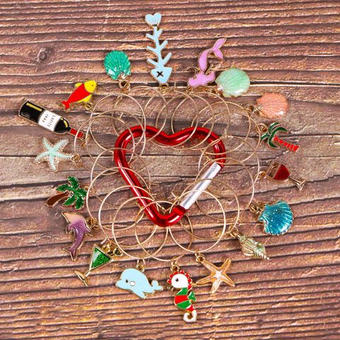 Bottle Crafts Wine Bottle Charm Rings Christmas Bottle Wine Glass