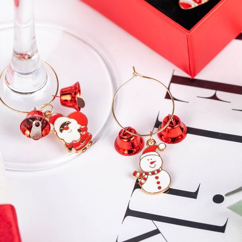 Wine Glass Charms Christmas Themed Wine Glass Markers Tags Identification  Wine Charms for Stem Glasses