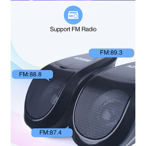 Haut-parleur étanche Moto Bluetooth Radio FM Mp3 Téléphone Musique