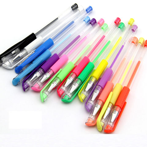 Buy Wholesale China Gel Pen Set,colorful Art Gel Pen,36 Glitter Colors & Gel  Pen Set at USD 0.065