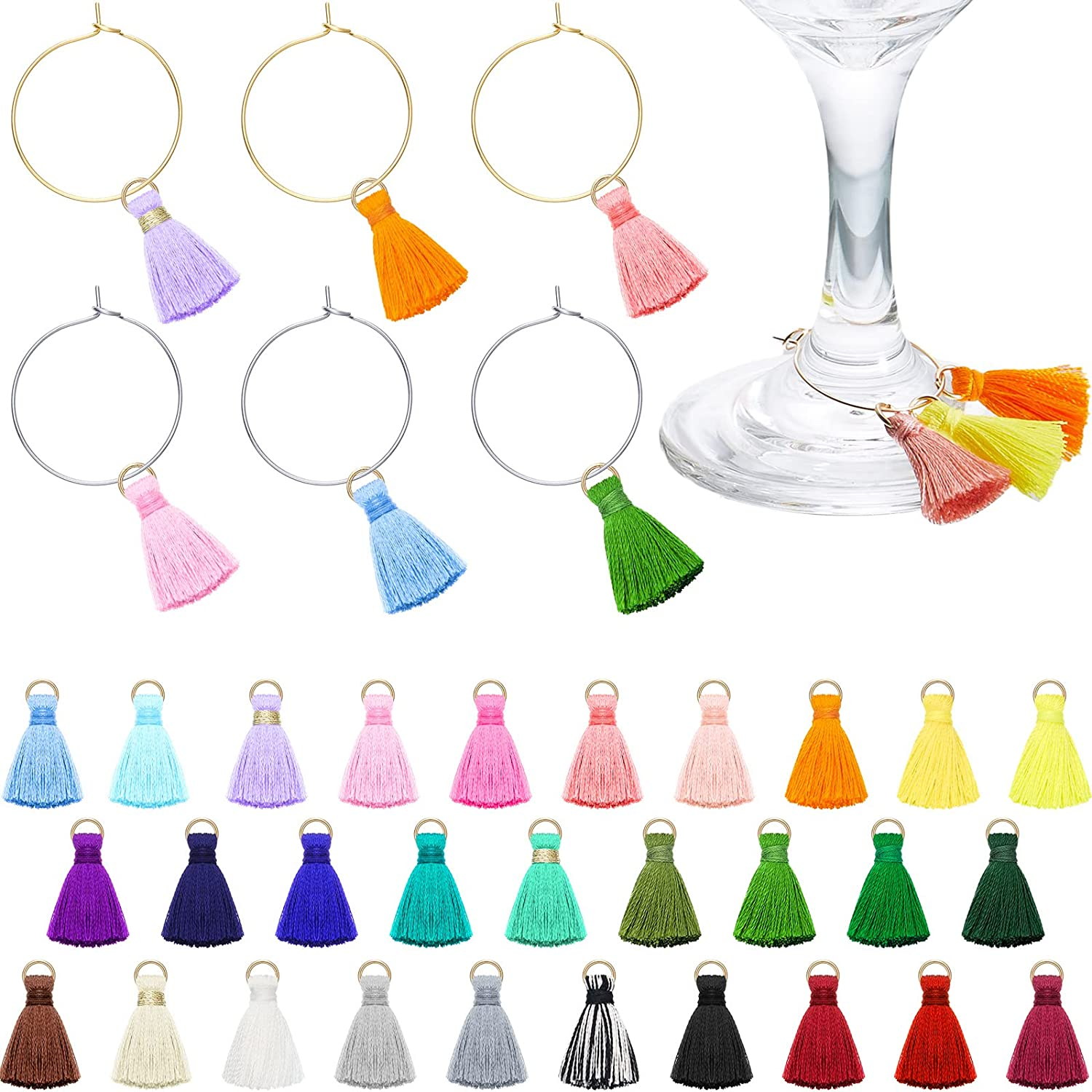 Official Key Items Silicone Glass Markers  Glass marker, Drink marker,  Drinking glasses