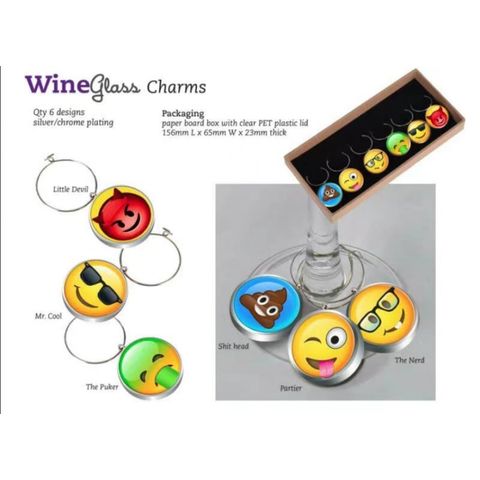 Buy Wholesale China Wine Glass Charms Kit Including Colorful Tassels Drink  Charm Markers Tags Gold Silver Wine Glass Rings With A Black Bag & Drink  Charm Markers at USD 0.2