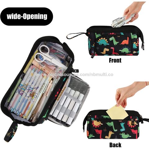 Corduroy Big Capacity Pencil Case Multi Purpose Teacher Makeup Bag Pens  Case Cosmetic Bag Pencilbag stationery Organizer Gift 