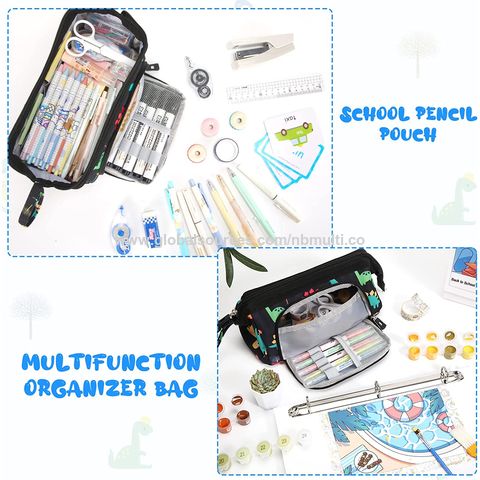 Cute Unicorn Painting Pencil Case Set For Girls Large Capacity Pencil Box  Portable Kid Pen Bag School Pouch School Supplies Gift