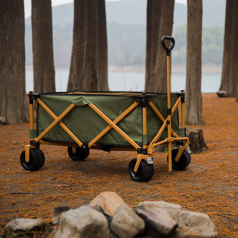 Buy Wholesale China Export Folding Wagon Cart With All-terrain Big