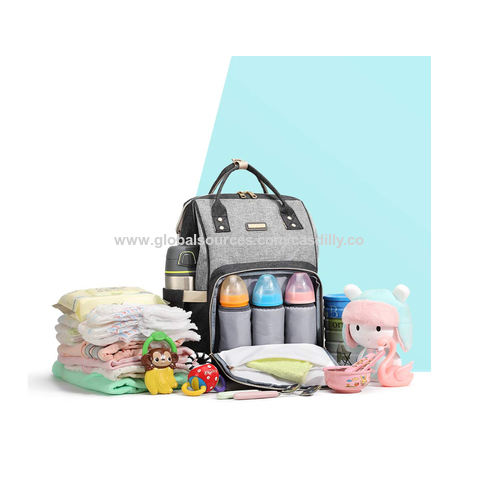 Mochila para pañales, bolsas de bebé para mamá y papá, bolsa de pañales de  maternidad