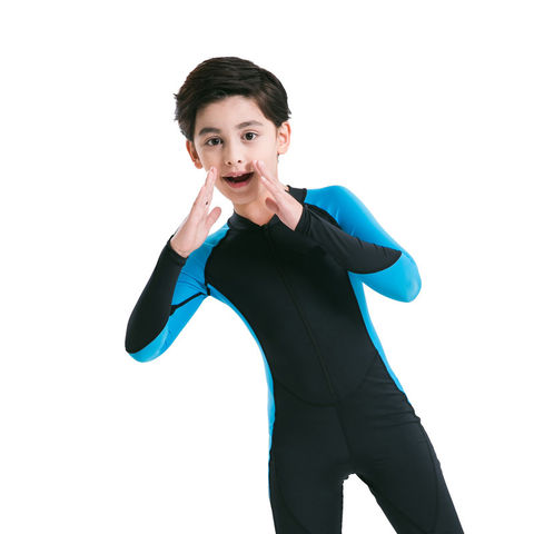 Kids Swimsuit Long Sleeve Diving Suit Swimwear One Piece Full Body