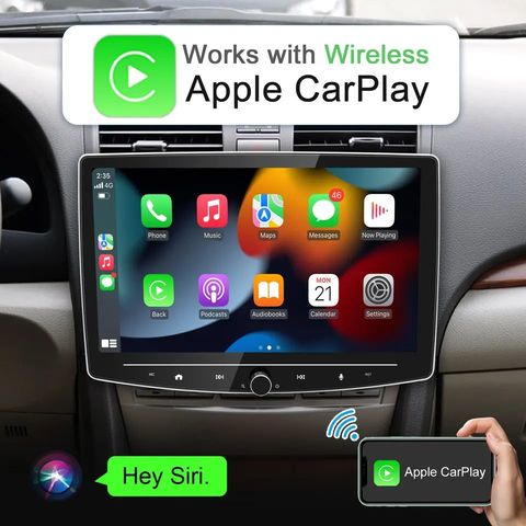 10 inch Car Stereo Wireless Apple CarPlay Android Auto Car Radio