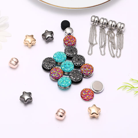 Buy Wholesale China Designer Button Blue Hijab Brooch Pin Women Designer  Customized Korea Scarf Magnet Brooch Magnet & Brooch Magnet at USD 0.31
