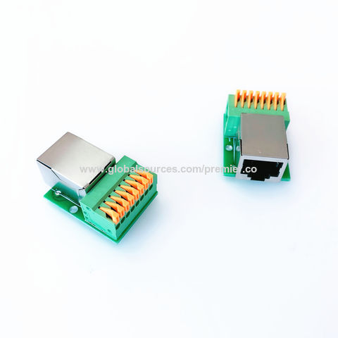 Achetez en gros Ethernet Rj45 Femelle Socket Push-terminal Block
