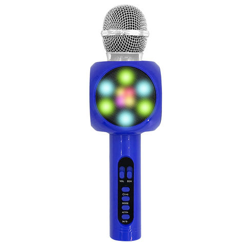 Alto-falante com Microfone Função Karaokê com Mudança de Voz, Rádio FM, Cartão TF, Alto-falante Bluetooth Portátil com Microfone