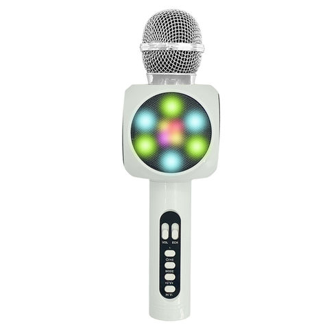 Alto-falante com Microfone Função Karaokê com Mudança de Voz, Rádio FM, Cartão TF, Alto-falante Bluetooth Portátil com Microfone