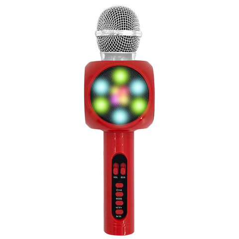 Alto-falante com Microfone Função Karaokê com Mudança de Voz, Rádio FM, Cartão TF, Alto-falante Bluetooth Portátil com Microfone