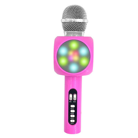 Alto-falante com Microfone Função Karaokê com Mudança de Voz, Rádio FM, Cartão TF, Alto-falante Bluetooth Portátil com Microfone