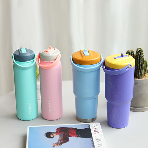 Buy Wholesale China Insulated Tumbler Cup With Straw Lid And Flip Lid  Reusable Stainless Steel Water Bottle & Steel Water Bottle at USD 2.95