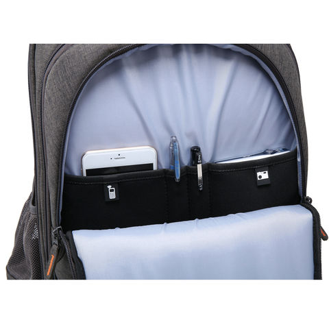 Mochila com rodas com compartimento para câmera e laptop, mochila para câmera e laptop com trolley