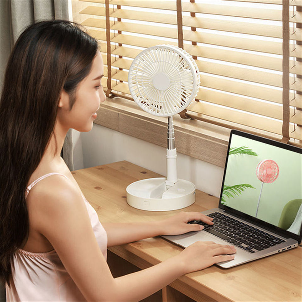 Portable Desk Adjustable Height Small Fans Usb Rechargeable 7200mah Folding  Telescopic Stand Mini Fan Foldable Table Fan Small - China Wholesale Mini  Rechargeable Fans $9.6 from Shenzhen Kingstar Industrial Co., Ltd. |  Globalsources.com, image size:960x960