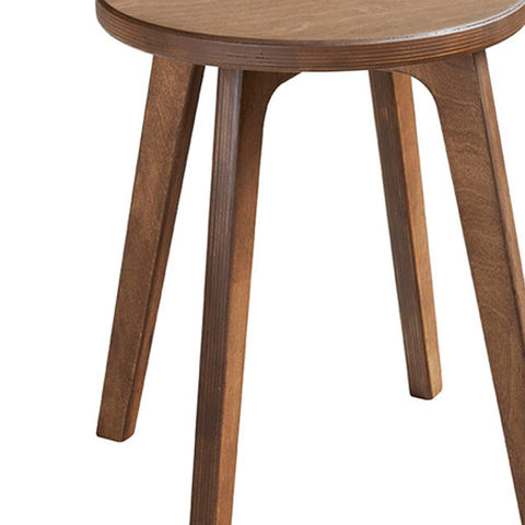 RUYU Wooden Square Stool, Multi-Purpose Children's Small Seat