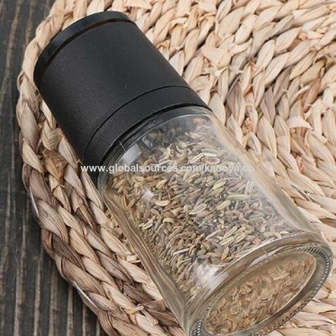 Buy Wholesale China  New Design Hourglass Shape Black And Red Manual Pepper  Mills Cheap Salt Spice Pepper Grinder & Salt Spice Pepper Grinder at USD  1.5