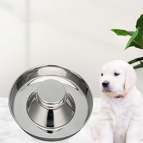 Precio de fábrica Bandeja de plástico antideslizante portátil Comedero para mascotas Cuenco para perros con soporte