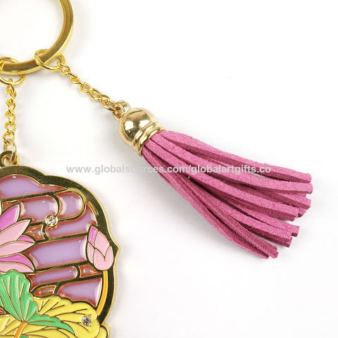 Goddess keychain/Keyring, Pink glitter