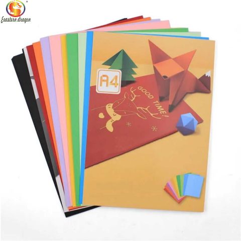 A4 papier couleur feuilles,100pcs cartonnées ​couleur A4 cartes