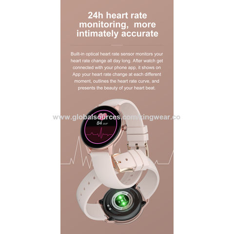 Heart Rate Kingwear Smartwatch App KW235M Bluetooth Call Function