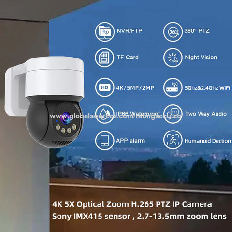 Nouveau 8MP 4K PTZ IP Caméra 30x Zoom Optique Wifi Voiture Suivi