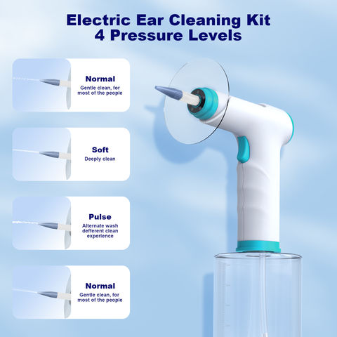Herramienta de eliminación de cera de oído, sistema de lavado manual de  riego de oídos, kit de lavadora de limpieza de oídos, limpiador de oídos