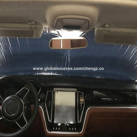 Buy Wholesale China Laser Film Car Windshield Sunshade Foldable Sun Shade  Visor For Heat Block Uv Rays Full Protection & Car Sun Visors at USD 3.55