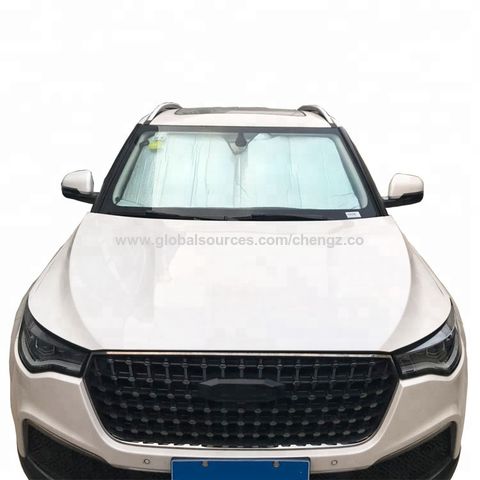 Película Laser Para-brisa do Carro Quebra-Sol Dobrável Viseira Quebra-Sol para Bloqueio de Calor Raios UV Proteção Total
