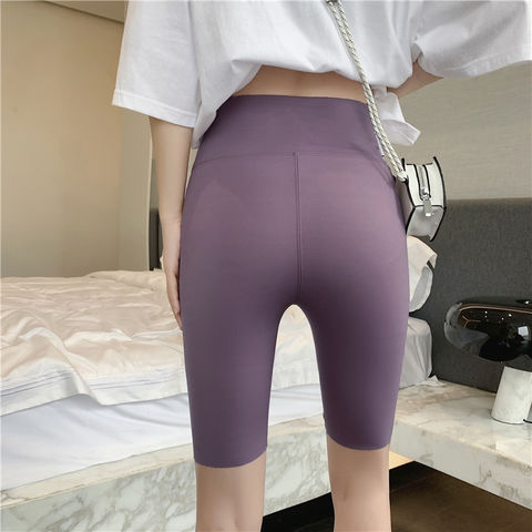 Eco-daily Womens Cycling Shorts 4D Padded Bicycle Bike Pants with Wide  Waistband Black