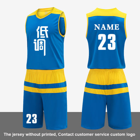 Custom Jersey Shirt and Shorts Sublimation Any name Number Design Training  Suit Basketball Jersey Set