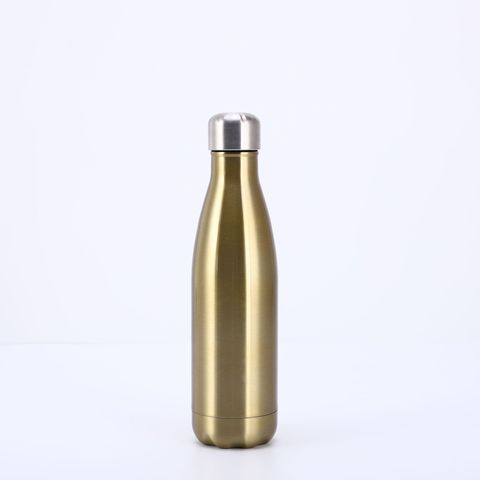 Botella de Agua de Aluminio - Botella de agua de pared simple con forma de Cola