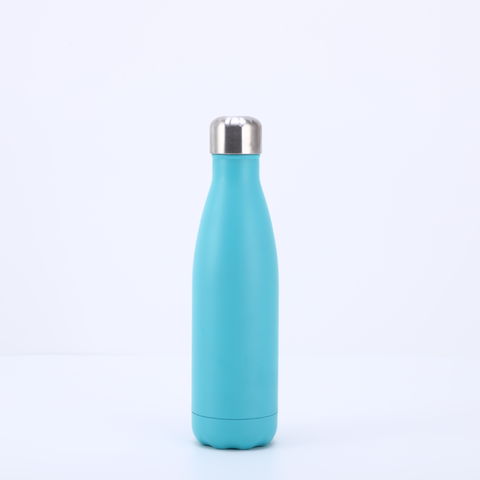 Botella de Agua de Aluminio - Botella de agua de pared simple con forma de Cola